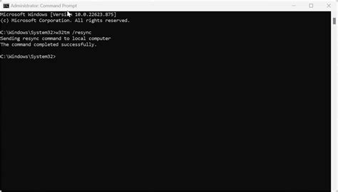 How To Sync Clock Using Cmd