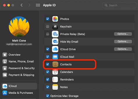 how to sync contacts on multiple apple devices