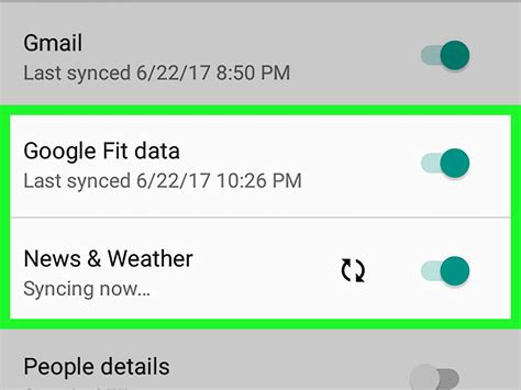 how to sync contacts with gmail in android
