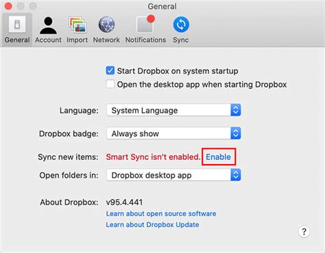 how to sync dropbox on mac