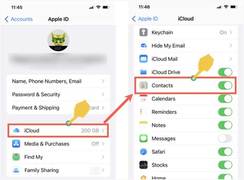 how to sync emails to icloud