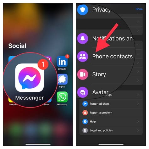 how to sync facebook messenger from iphone to mac