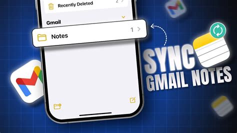 how to sync gmail notes to iphone