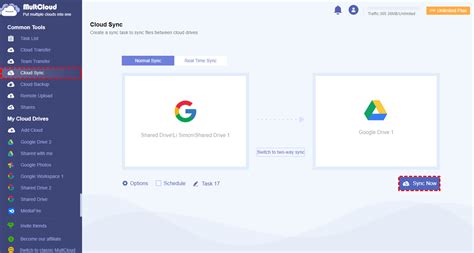 how to sync google shared drive to pc