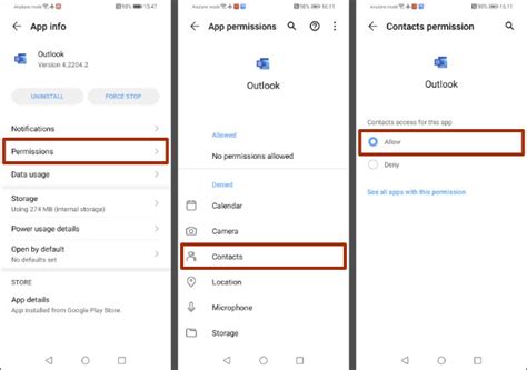 how to sync outlook email with android phone
