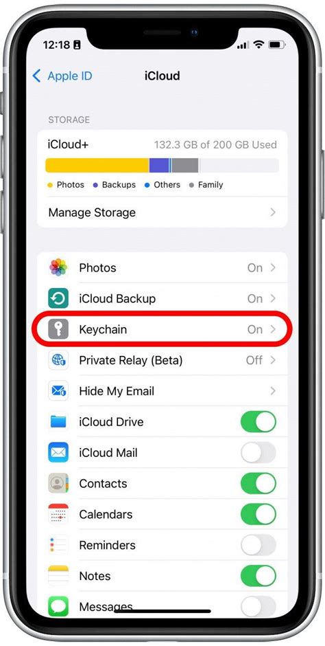 how to sync passwords between iphone and macbook
