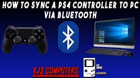 how to sync ps4 controller via bluetooth