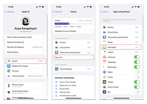 how to sync text messages from iphone to macbook air