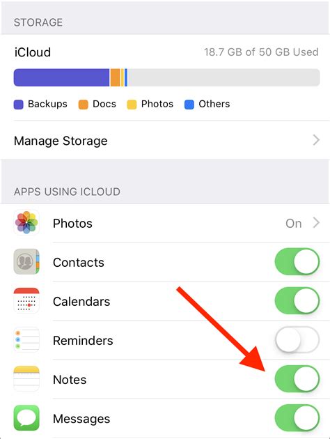 how to sync your apple notes