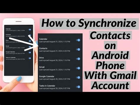 how to synchronize gmail with android phone