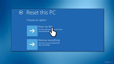 how to system reset pc