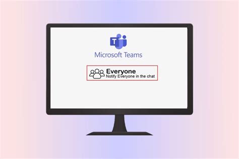 how to tag everyone in a teams group chat