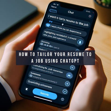 how to tailor resume to job description using chatgpt reddit