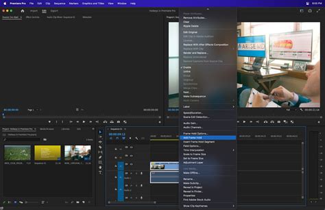 How To Take A Frame From A Video In Premiere