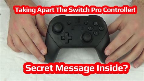 How To Take Apart A Switch Pro Controller
