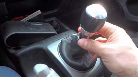how to take apart floor gear shifter on 2004 fx3