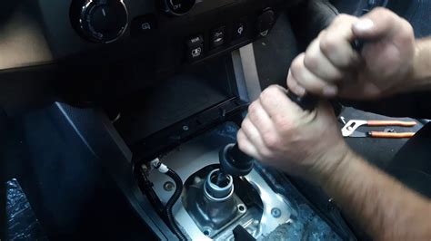 how to take apart floor gear shifter on 2004 fx3