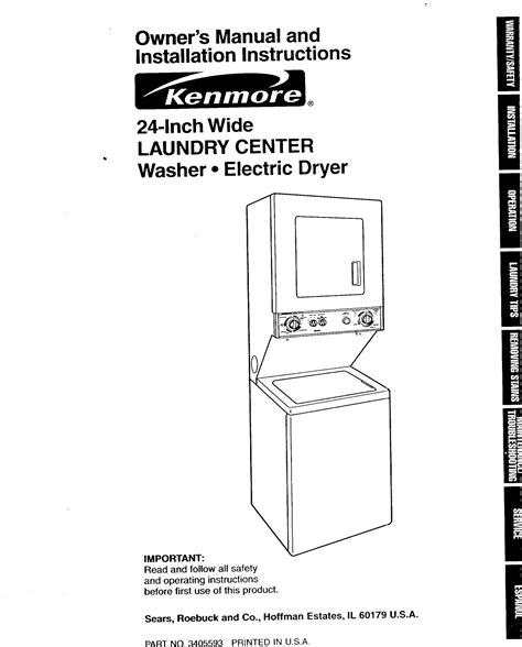How To Take Apart Kenmore Stackable Washer