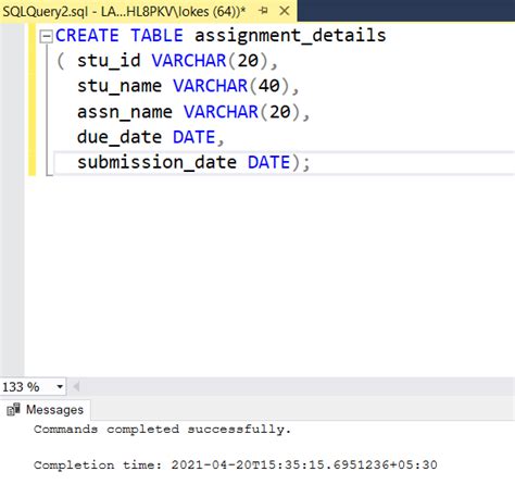 how to take date in sql