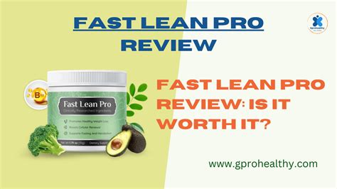 how to take fast lean pro