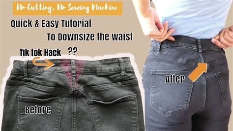 How To Take In Pants Waist With Elastic