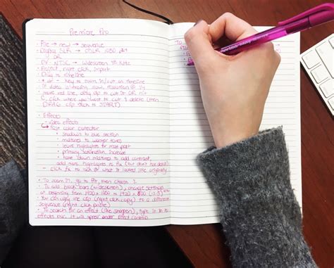 how to take notes as a student