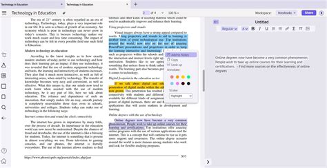 how to take notes on pdf slides