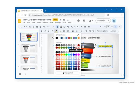 how to take off highlight in google slides