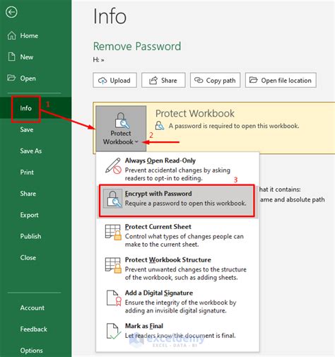 how to take off password on excel workbook