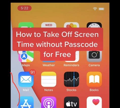 how to take off screen time passcode