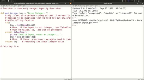 how to take only integer input in python