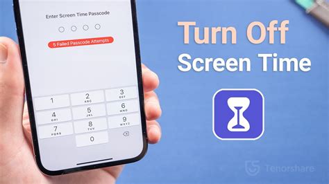 how to take screen time off without code