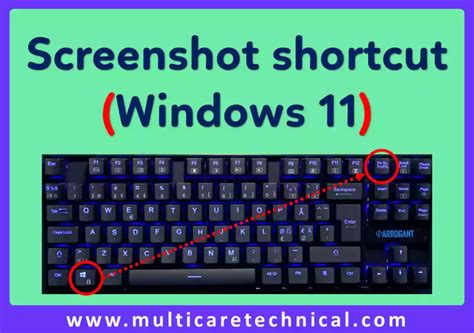 how to take screenshot on windows 11 using keyboard