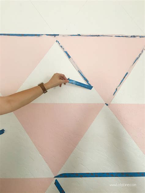 How To Tape A Triangle Wall