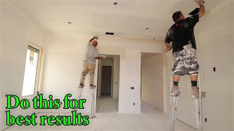 How To Tape And Float A Ceiling