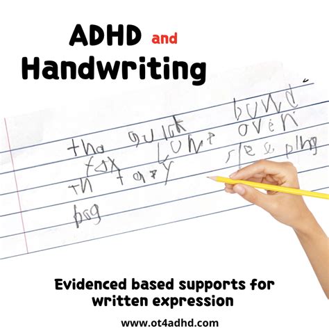 how to teach a child with adhd to write