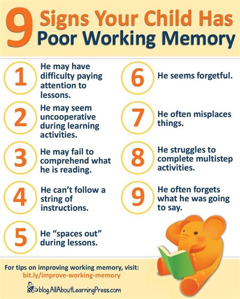 how to teach a child with poor working memory