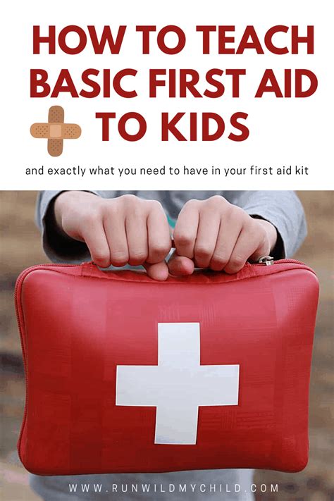 how to teach basic first aid to kids