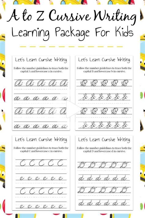 how to teach cursive handwriting to kids