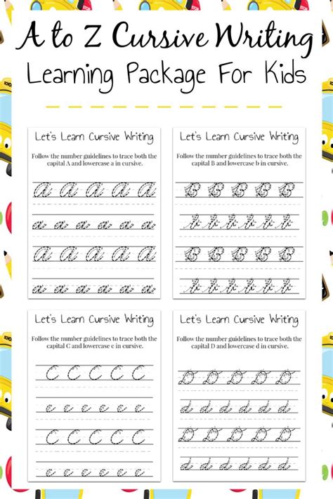 how to teach cursive writing for kids