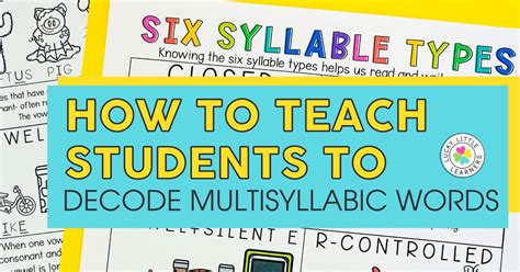 how to teach decoding multisyllabic words