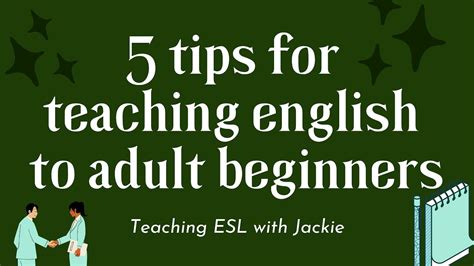 how to teach english speaking to adults