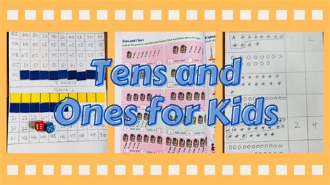 how to teach tens and units step by step
