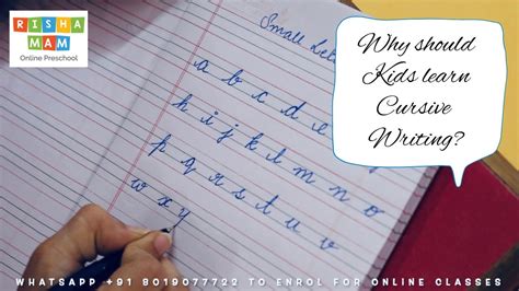 how to teach your child cursive handwriting