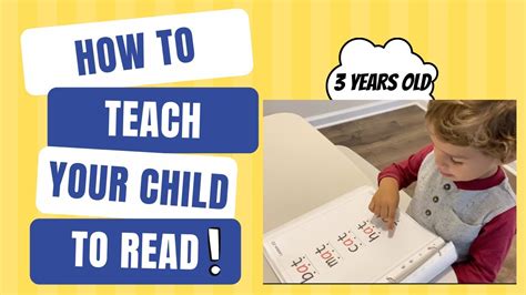 how to teach your child to read and write