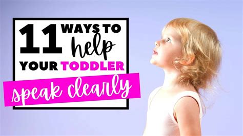 how to teach your child to speak clearly