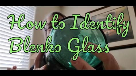 how to tell if glass is blenko