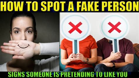 How to tell if someone is fake