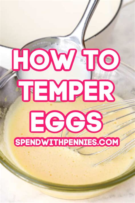 How To Temper In Egg