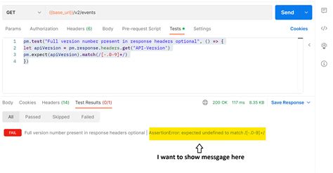 how to test 500 error code in postman
